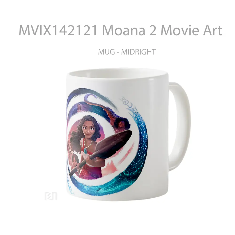 Mug Moana 2 Movie Art Gelas Keramik Unik - All-side / Desain