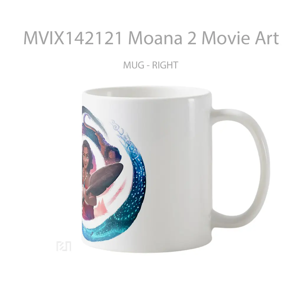 Mug Moana 2 Movie Art Gelas Keramik Unik - All-side / Desain