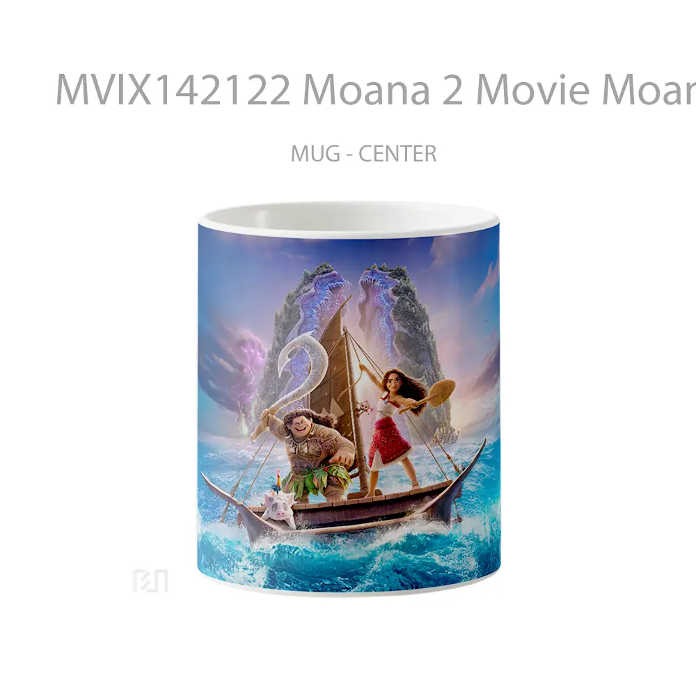 Mug Moana 2 Movie Moana And Maui Gelas Keramik Unik