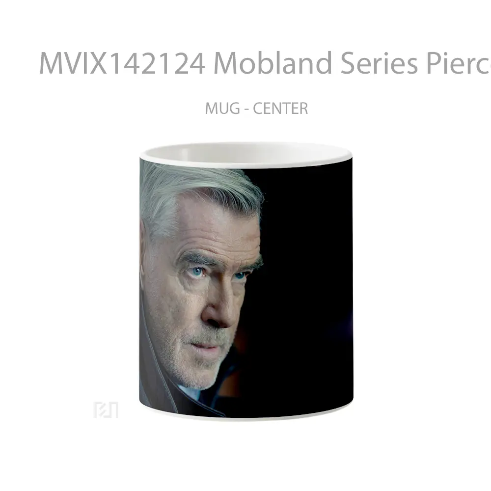 Mug Mobland Series Pierce Brosnan Gelas Keramik Unik