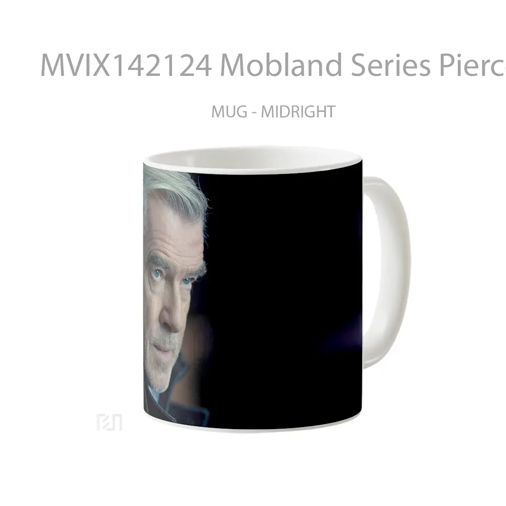 Mug Mobland Series Pierce Brosnan Gelas Keramik Unik - All-side / Desain