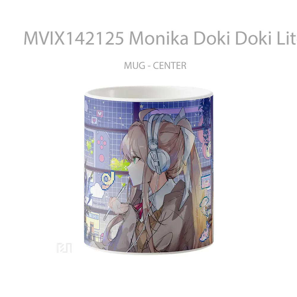 Mug Monika Doki Doki Literature Clu Gelas Keramik Unik