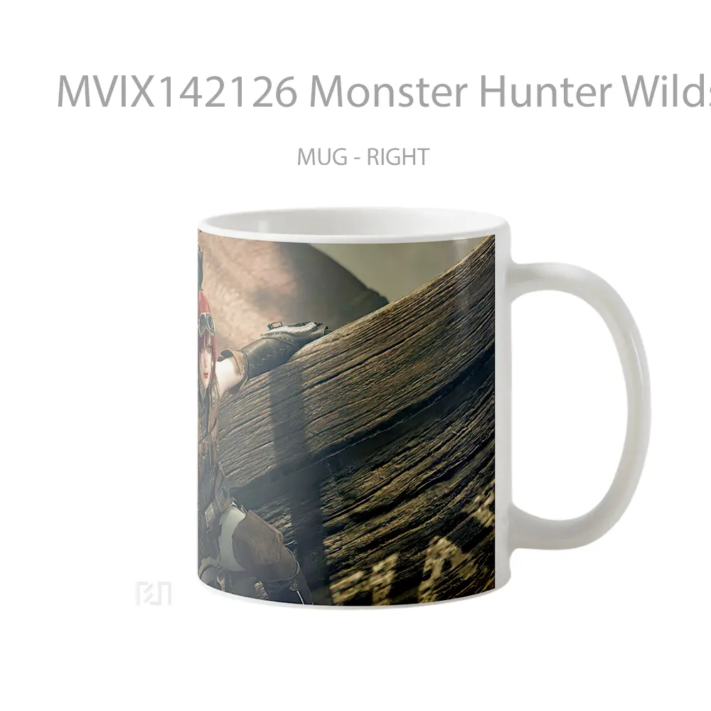 Mug Monster Hunter Wilds Characte Gelas Keramik Unik - All-side / Desain