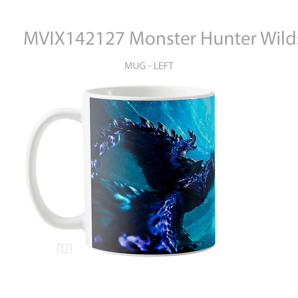 Mug Monster Hunter Wilds Drago Gelas Keramik Unik - All-side / Desain