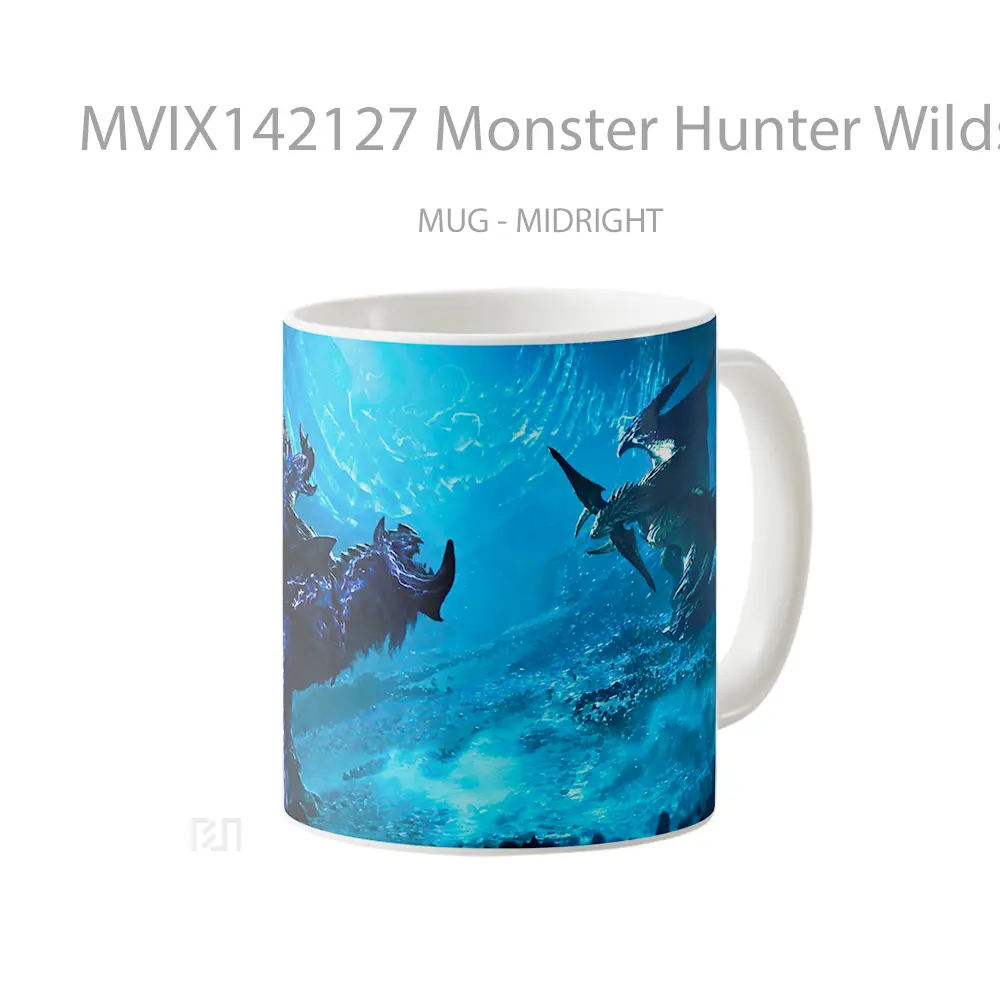 Mug Monster Hunter Wilds Drago Gelas Keramik Unik - All-side / Desain