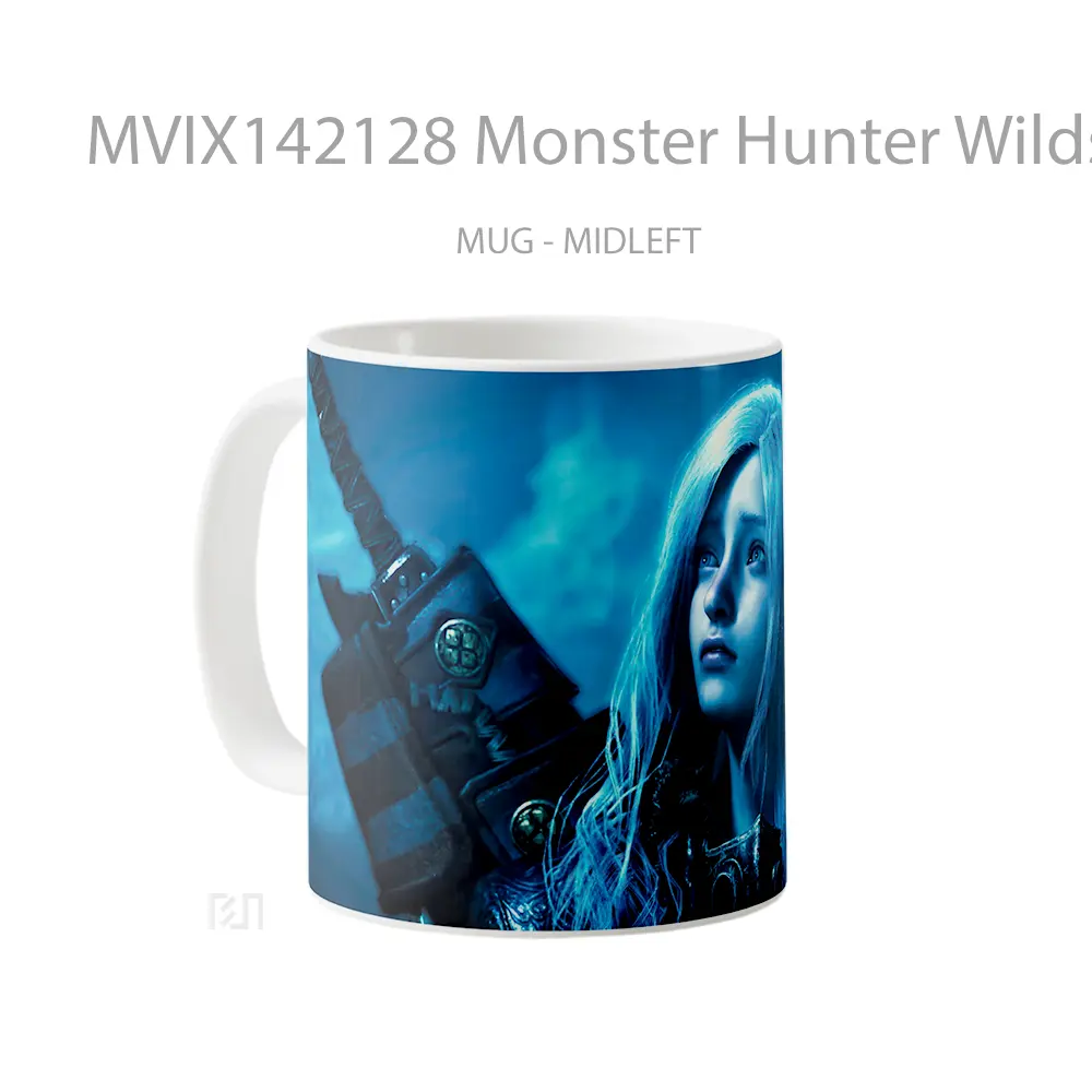 Mug Monster Hunter Wilds Gir Gelas Keramik Unik - All-side / Desain