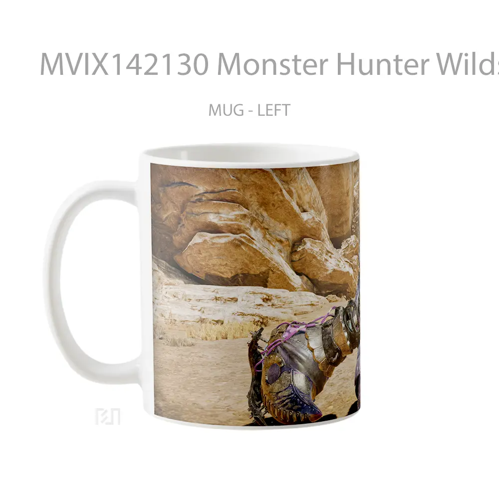 Mug Monster Hunter Wilds Hammer Gelas Keramik Unik - All-side / Desain