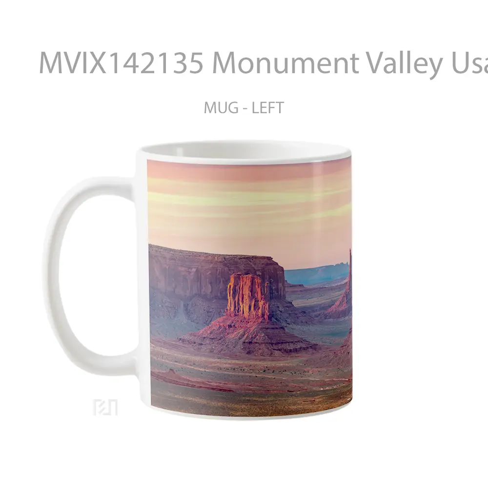 Mug Monument Valley Usa Nature Scenery Gelas Keramik Unik - All-side / Desain