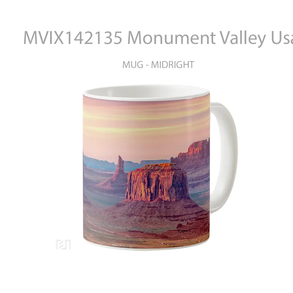 Mug Monument Valley Usa Nature Scenery Gelas Keramik Unik - All-side / Desain
