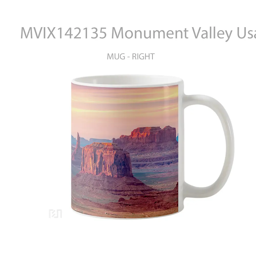 Mug Monument Valley Usa Nature Scenery Gelas Keramik Unik - All-side / Desain