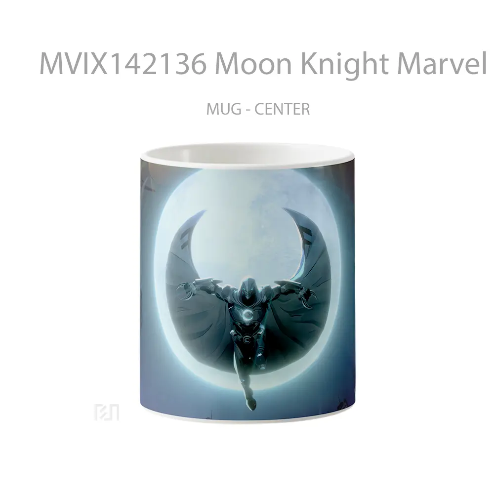 Mug Moon Knight Marvel Rival Gelas Superhero