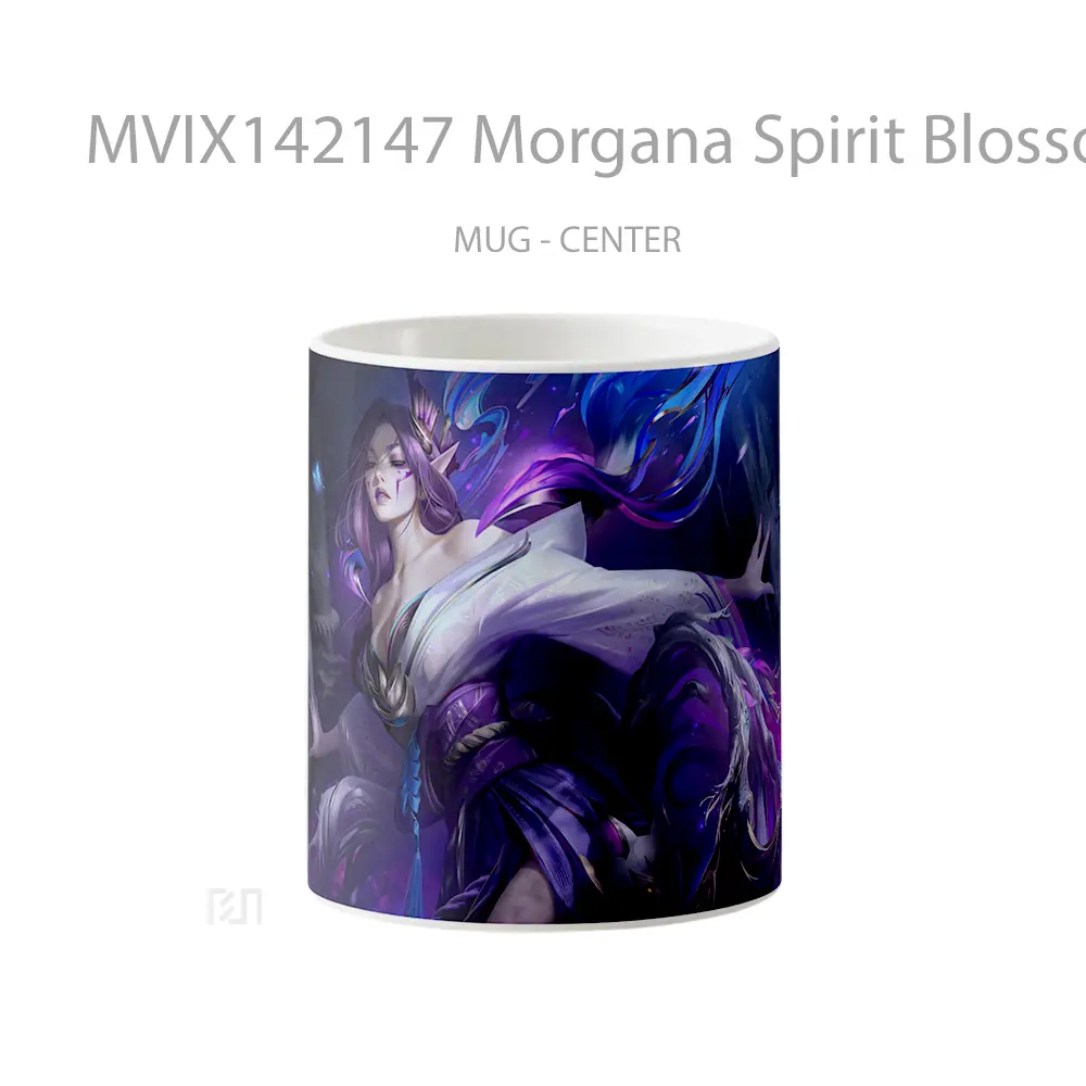 Mug Morgana Spirit Blossom Skin Lol Splash Art Cangkir Gamer