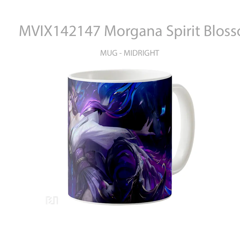 Mug Morgana Spirit Blossom Skin Lol Splash Art Cangkir Gamer - All-side / Desain