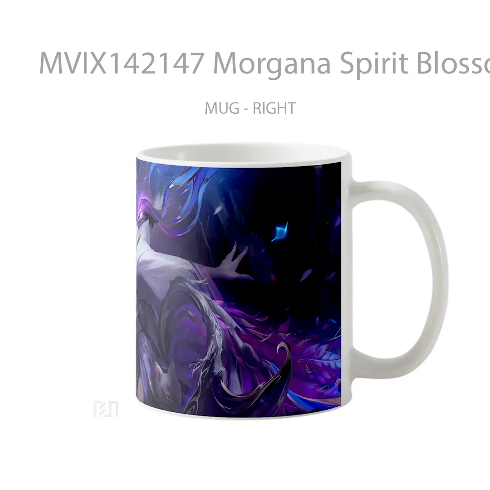 Mug Morgana Spirit Blossom Skin Lol Splash Art Cangkir Gamer - All-side / Desain