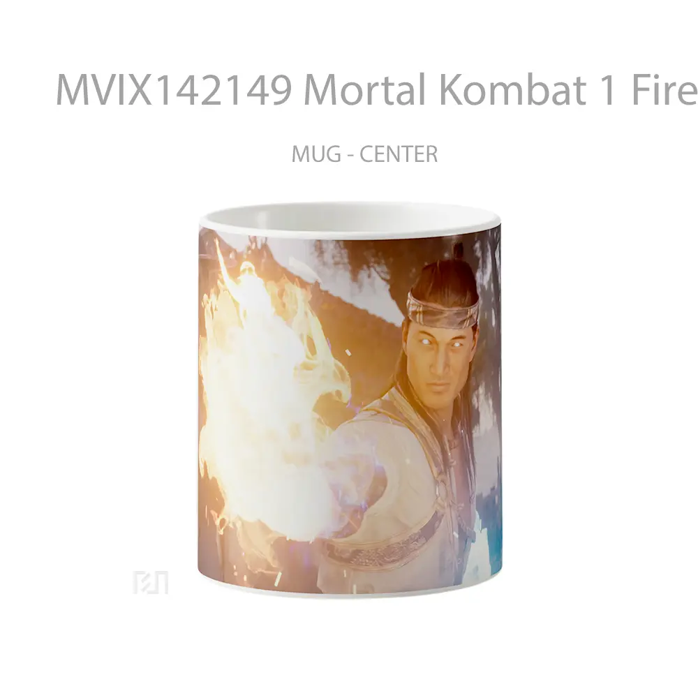 Mug Mortal Kombat 1 Fire God Liu Kang Gelas Keramik Unik