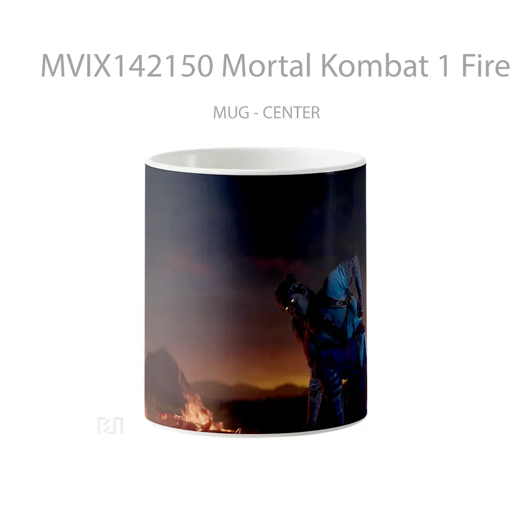 Mug Mortal Kombat 1 Fire God Liu Kang Gelas Keramik Unik
