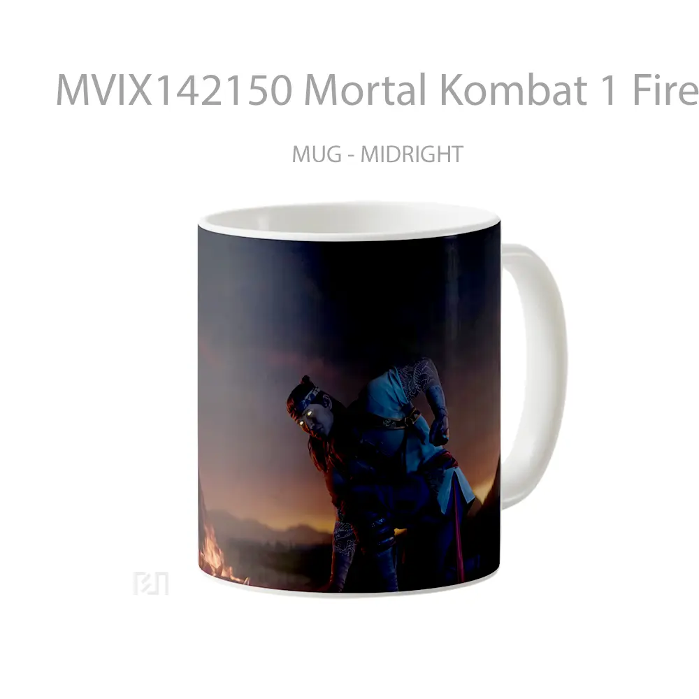 Mug Mortal Kombat 1 Fire God Liu Kang Gelas Keramik Unik - All-side / Desain