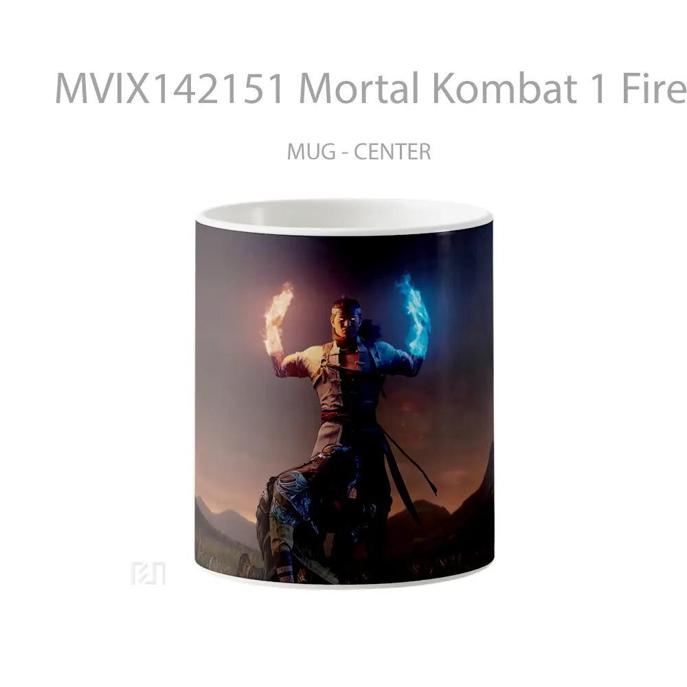 Mug Mortal Kombat 1 Fire God Liu Kang Gelas Keramik Unik