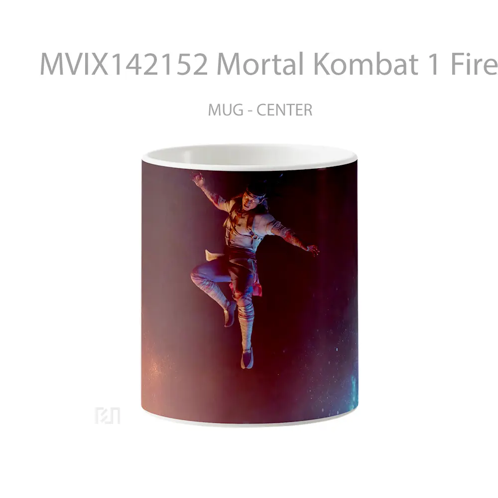 Mug Mortal Kombat 1 Fire God Liu Kang Gelas Keramik Unik