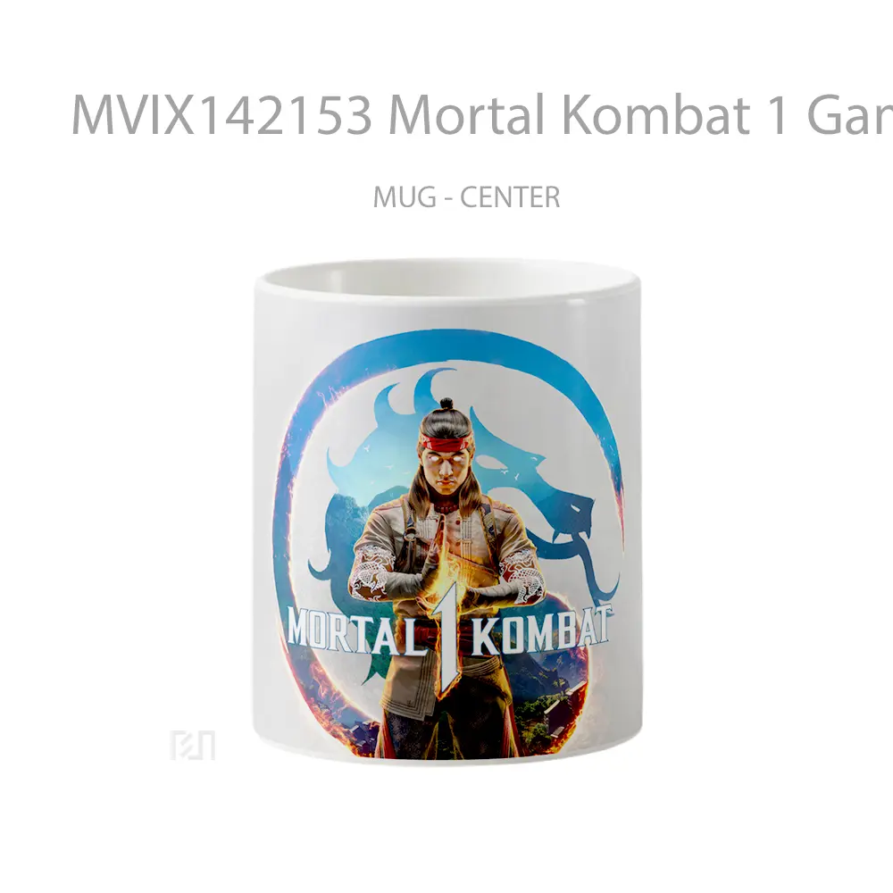 Mug Mortal Kombat 1 Game Fire God Liu Kang Cangkir Gamer