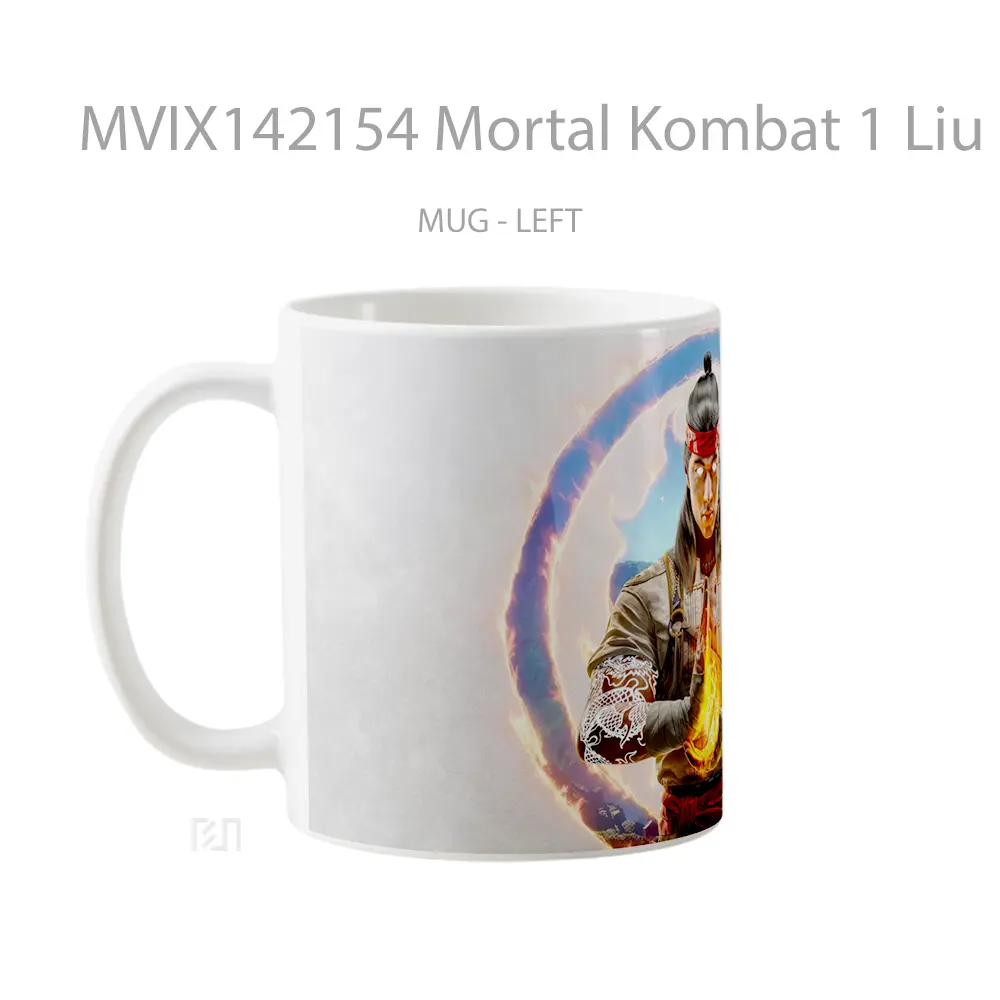 Mug Mortal Kombat 1 Liu Kang Gelas Keramik Unik - All-side / Desain