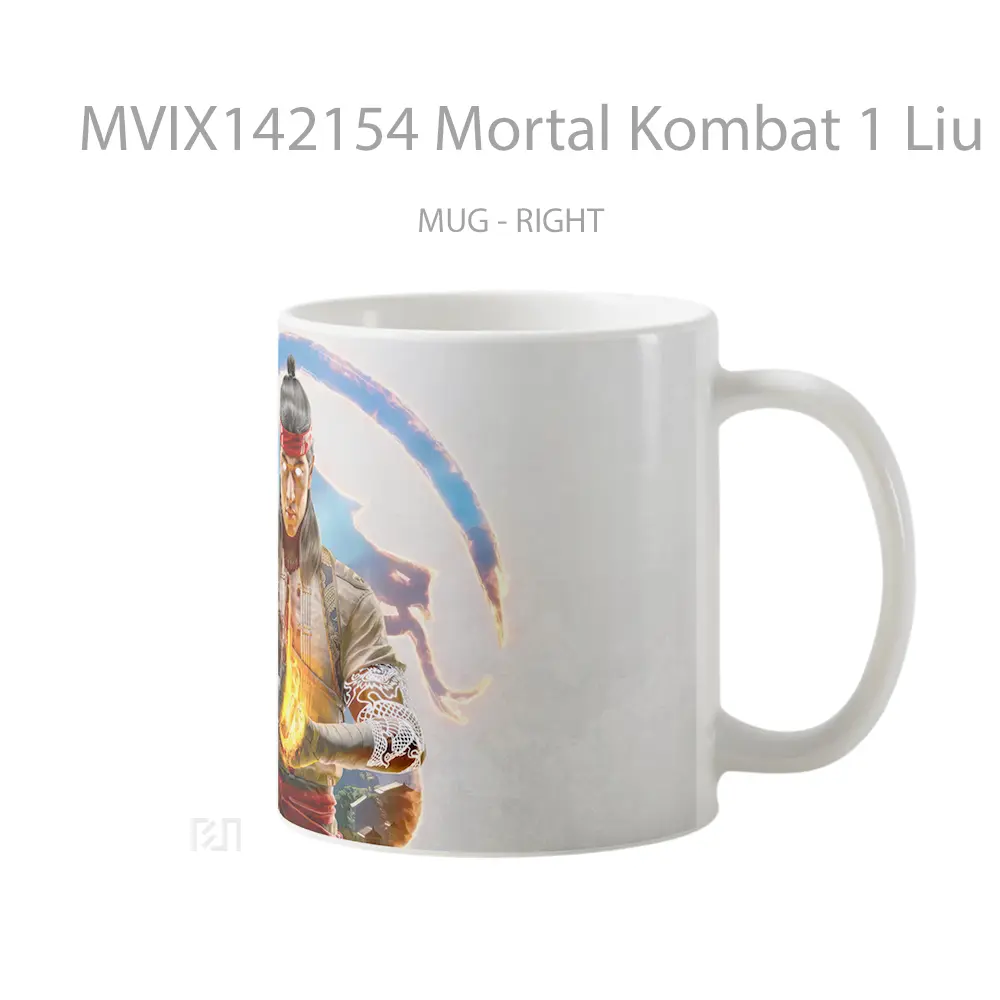 Mug Mortal Kombat 1 Liu Kang Gelas Keramik Unik - All-side / Desain