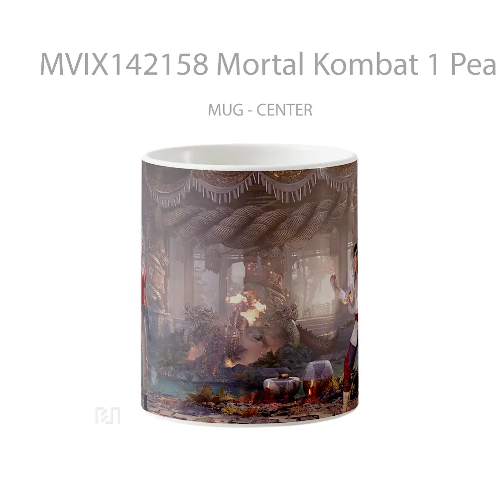 Mug Mortal Kombat 1 Peacemaker Vs Fire God Liu Kang Gelas Keramik Unik