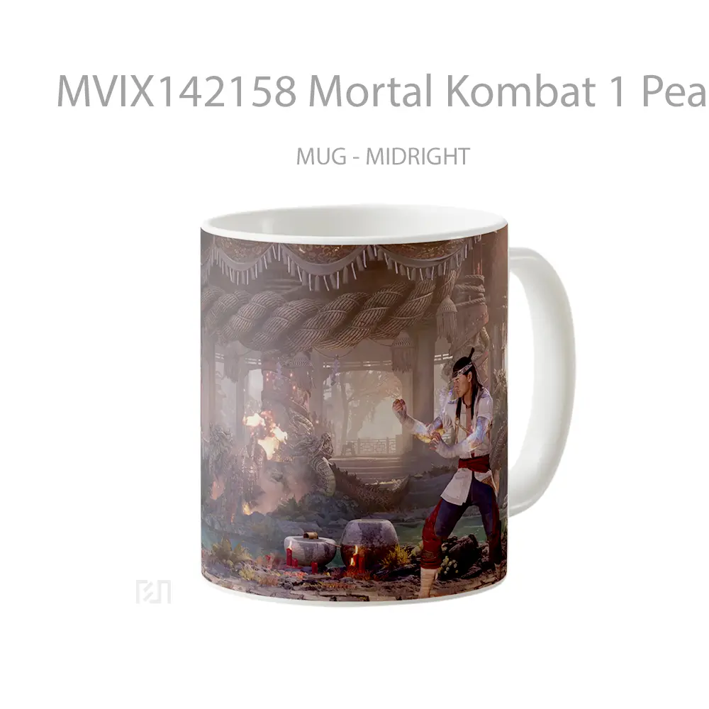 Mug Mortal Kombat 1 Peacemaker Vs Fire God Liu Kang Gelas Keramik Unik - All-side / Desain