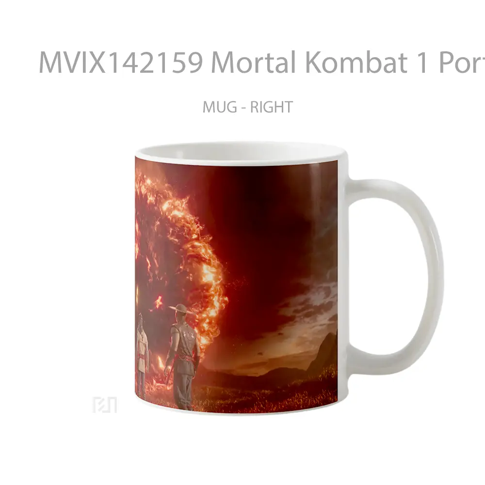 Mug Mortal Kombat 1 Portal Gelas Keramik Unik - All-side / Desain