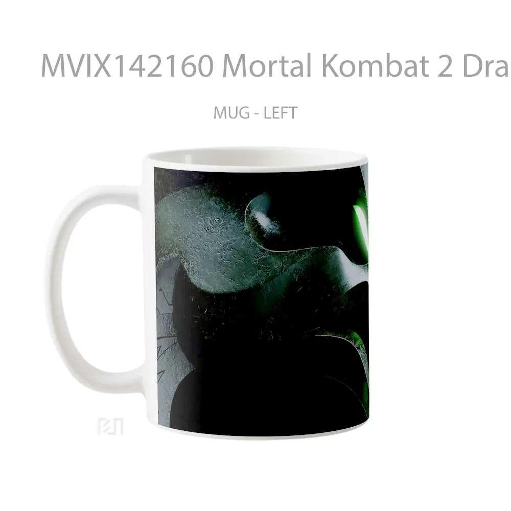 Mug Mortal Kombat 2 Dragon Poster Gelas Keramik Unik - All-side / Desain
