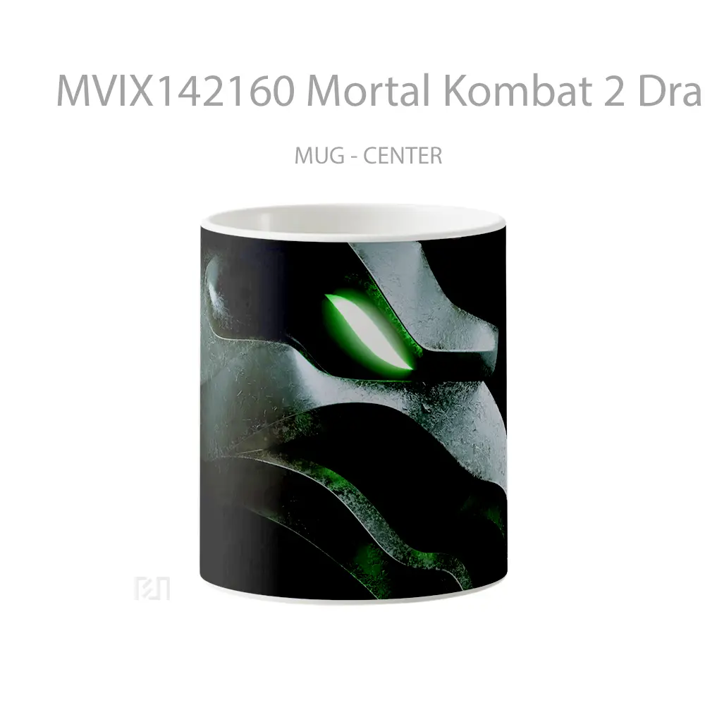 Mug Mortal Kombat 2 Dragon Poster Gelas Keramik Unik