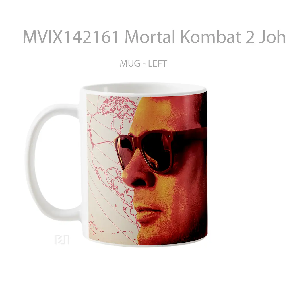 Mug Mortal Kombat 2 Johnny Cage Karl Urban Gelas Keramik Unik - All-side / Desain