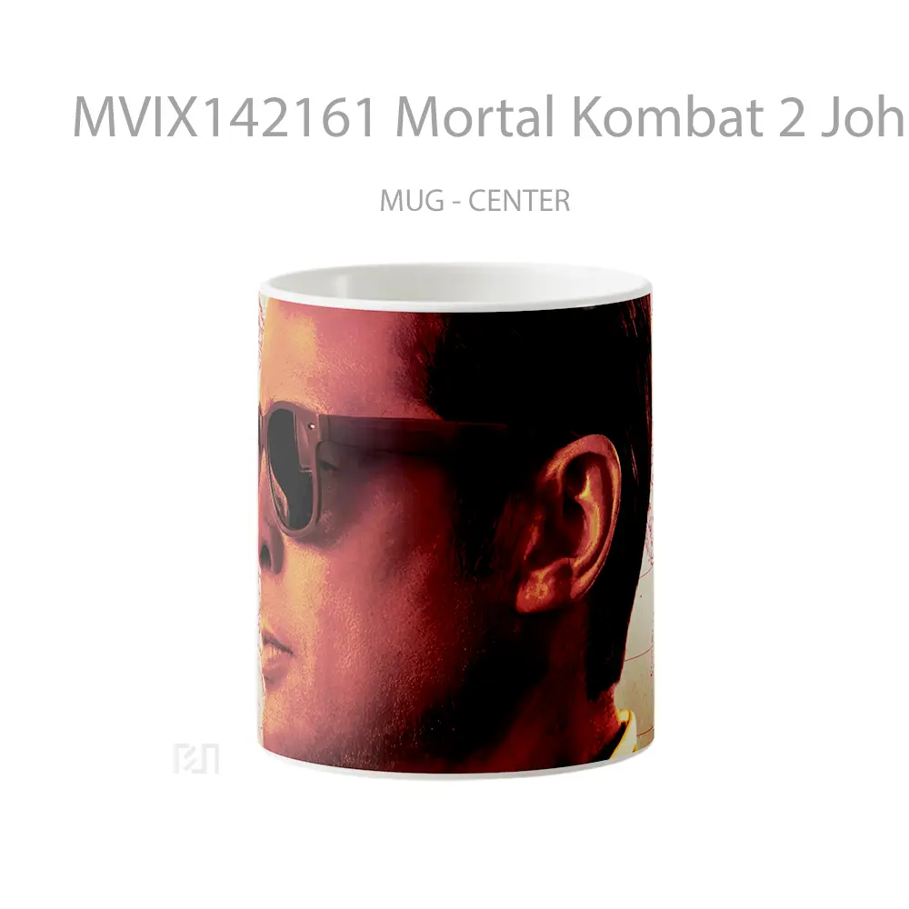 Mug Mortal Kombat 2 Johnny Cage Karl Urban Gelas Keramik Unik