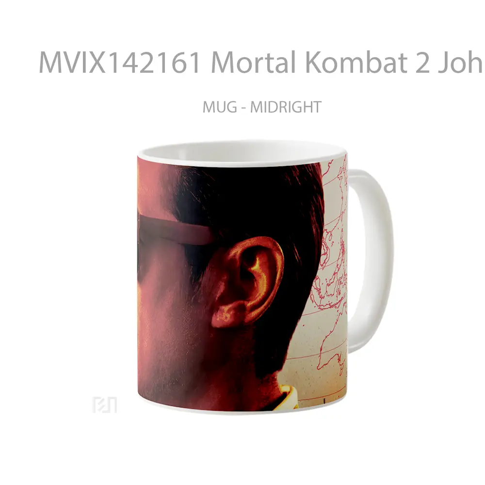 Mug Mortal Kombat 2 Johnny Cage Karl Urban Gelas Keramik Unik - All-side / Desain