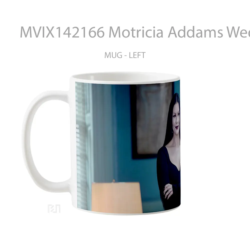 Mug Motricia Addams Wednesday Season 2 Gelas Pemandangan Alam - All-side / Desain