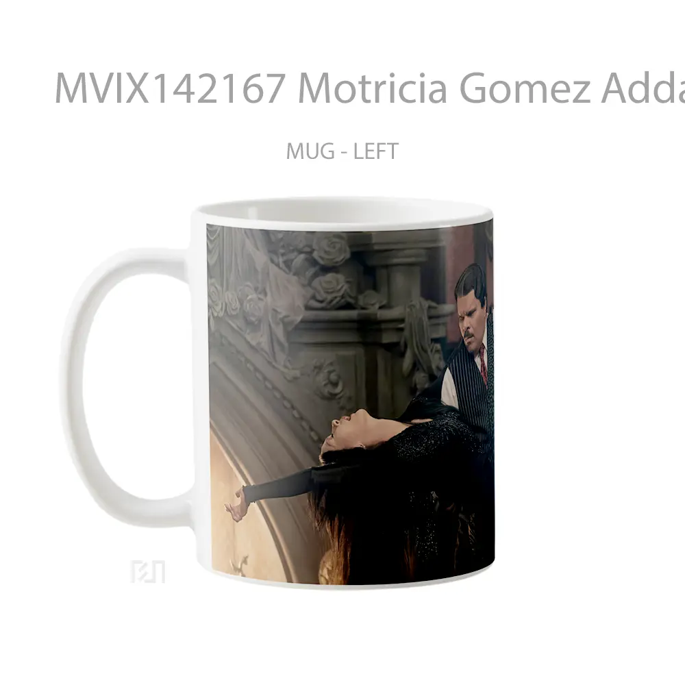 Mug Motricia Gomez Addams Wednesday S2 Gelas Keramik Unik - All-side / Desain
