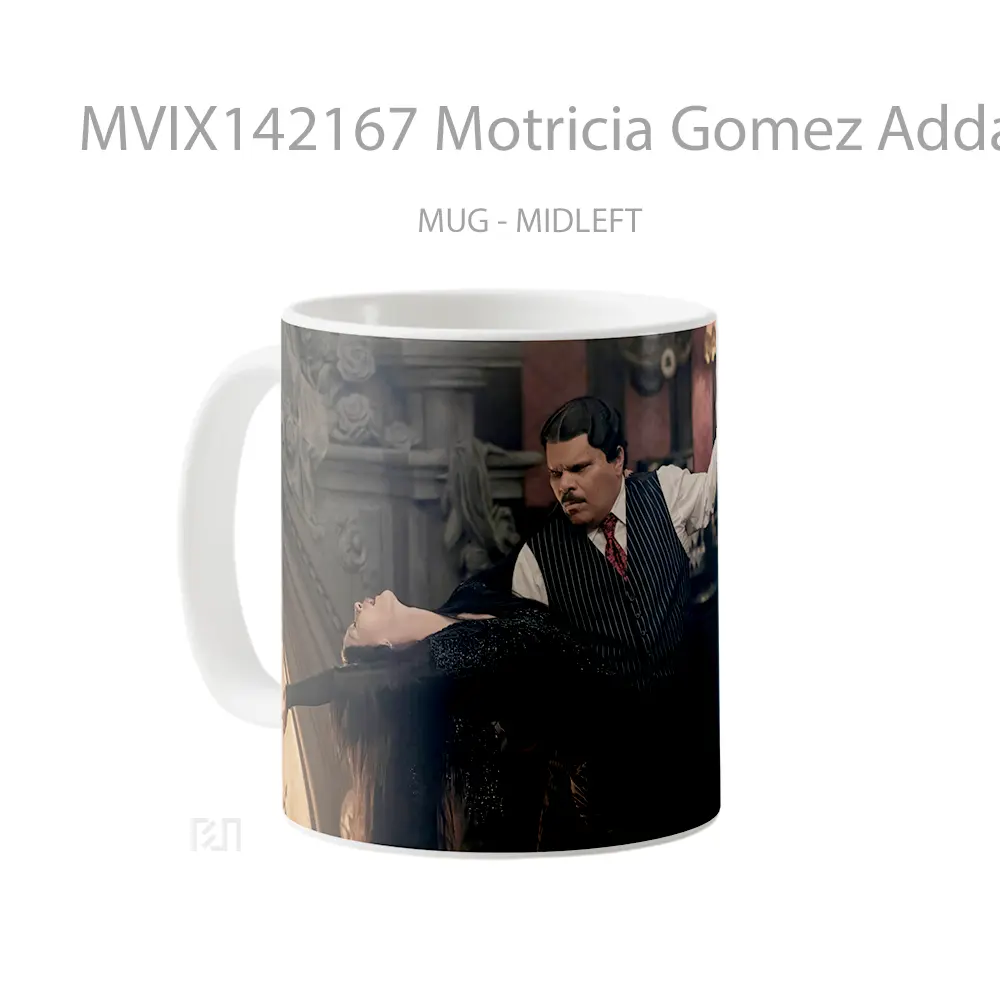 Mug Motricia Gomez Addams Wednesday S2 Gelas Keramik Unik - All-side / Desain