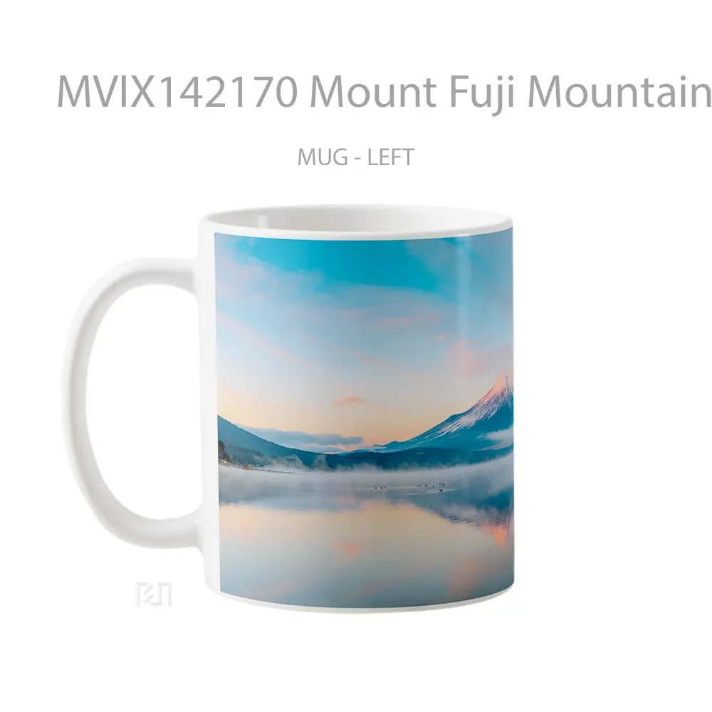 Mug Mount Fuji Mountain Nature Scenery Gelas Pemandangan Alam - All-side / Desain