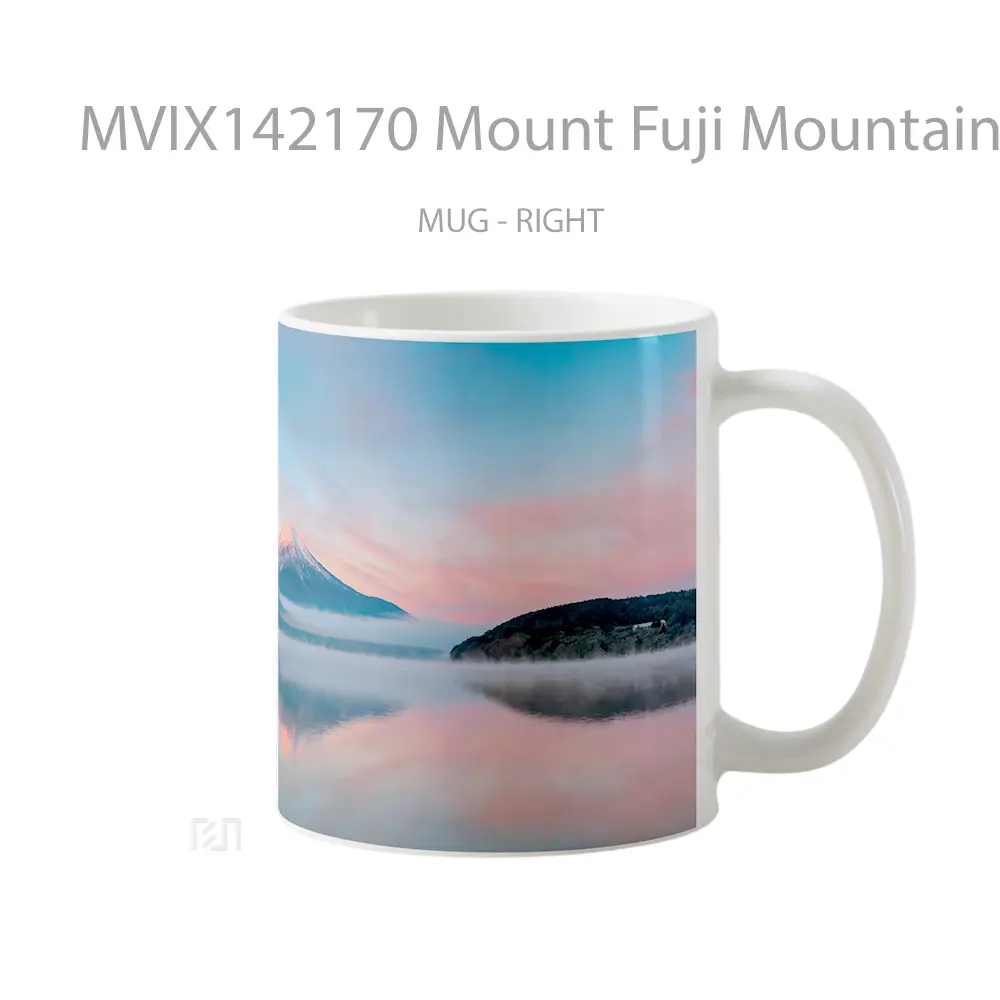Mug Mount Fuji Mountain Nature Scenery Gelas Pemandangan Alam - All-side / Desain
