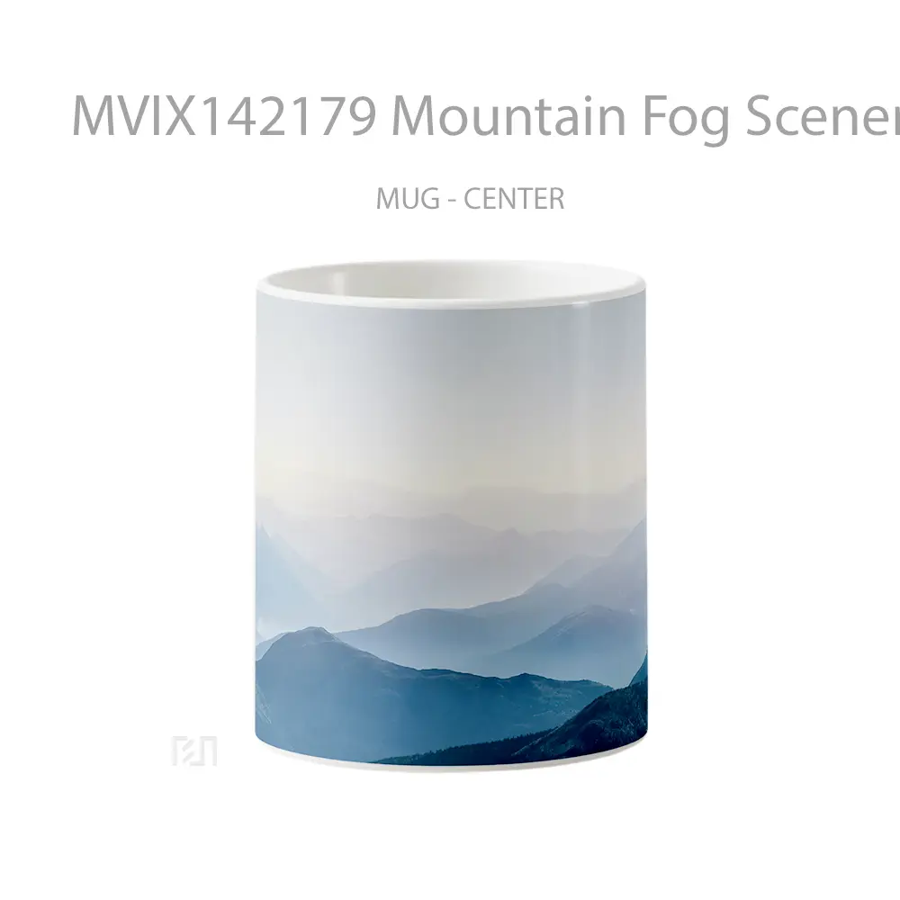 Mug Mountain Fog Scenery Samsung Gelas Pemandangan Alam