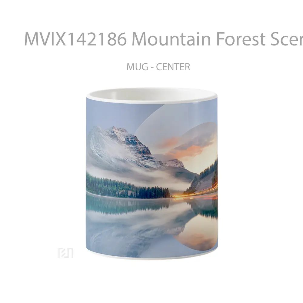Mug Mountain Forest Scenery Huawei Mate Background Gelas Pemandangan Alam
