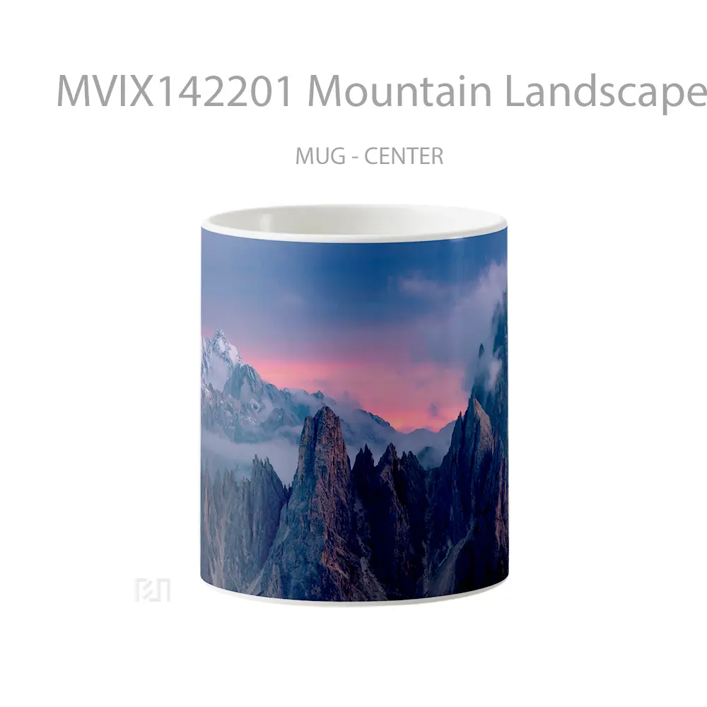 Mug Mountain Landscape Scenery Gelas Pemandangan Alam
