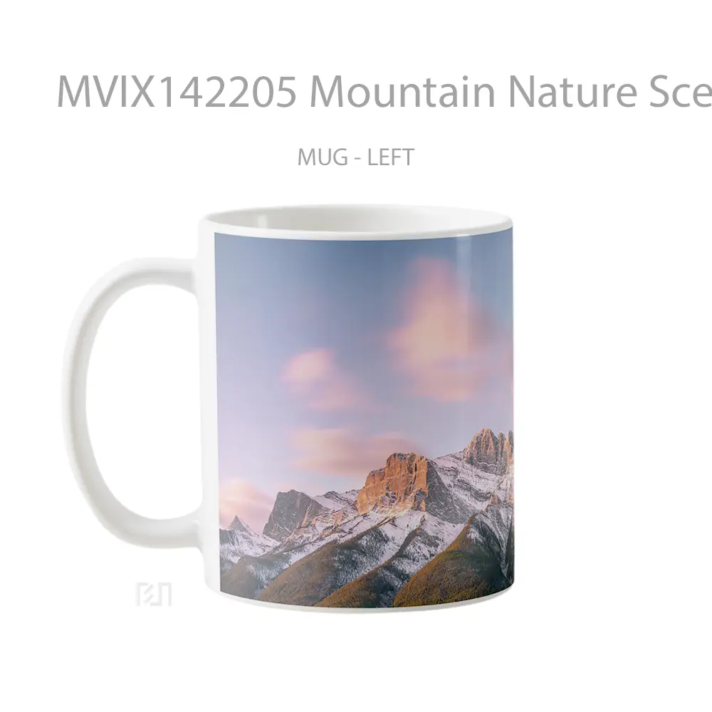 Mug Mountain Nature Scenery Canada Gelas Pemandangan Alam - All-side / Desain