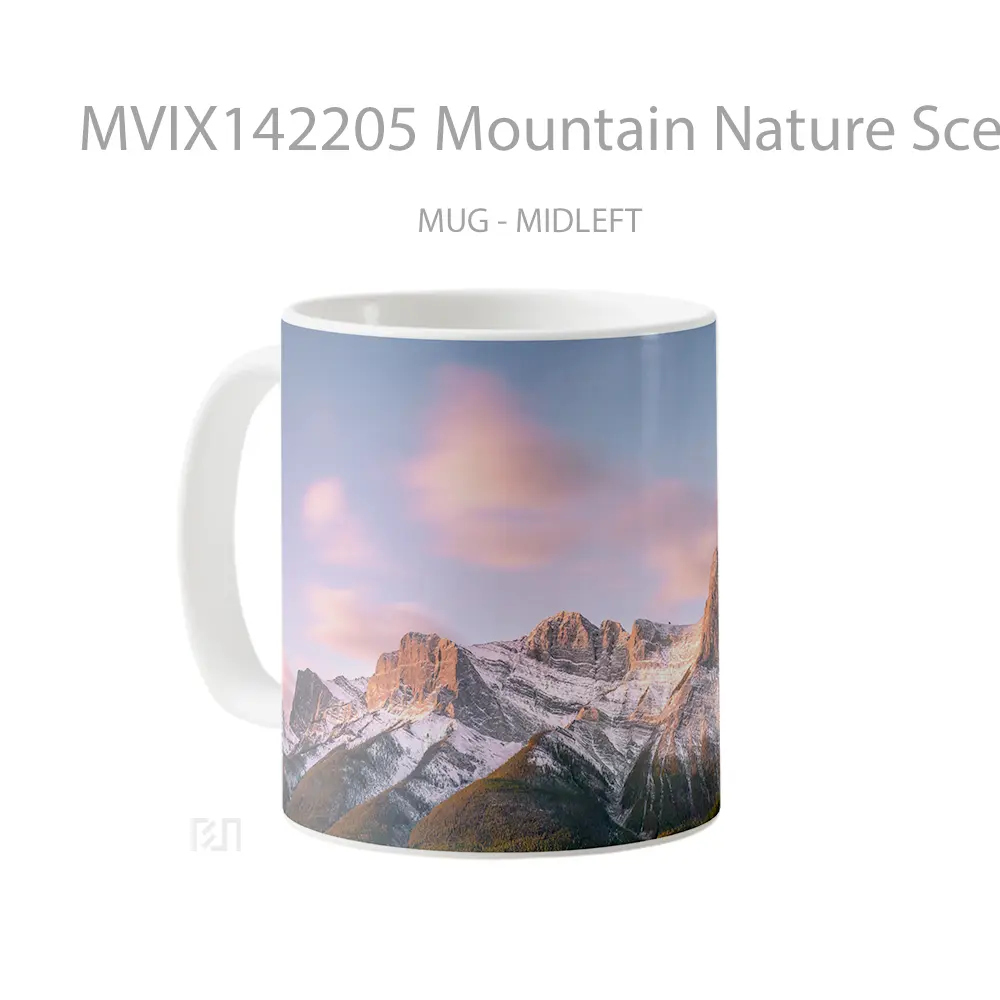 Mug Mountain Nature Scenery Canada Gelas Pemandangan Alam - All-side / Desain