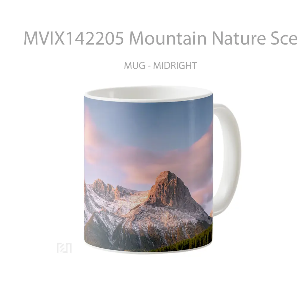 Mug Mountain Nature Scenery Canada Gelas Pemandangan Alam - All-side / Desain