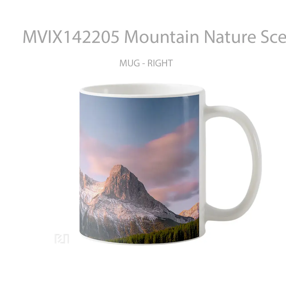 Mug Mountain Nature Scenery Canada Gelas Pemandangan Alam - All-side / Desain
