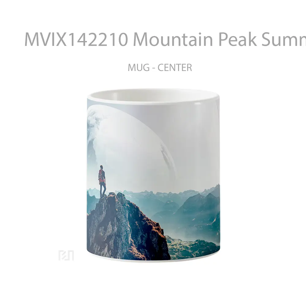 Mug Mountain Peak Summit Scenery Gelas Pemandangan Alam