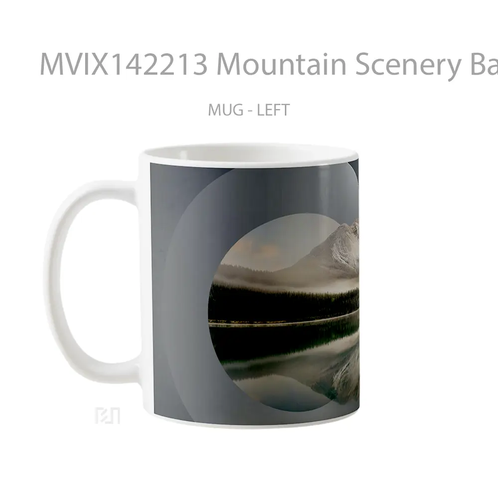 Mug Mountain Scenery Backgrround Huawei Mate Gelas Pemandangan Alam - All-side / Desain