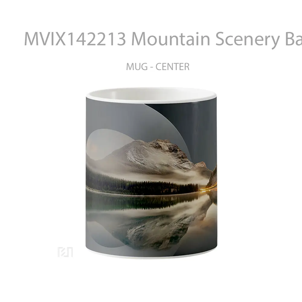 Mug Mountain Scenery Backgrround Huawei Mate Gelas Pemandangan Alam