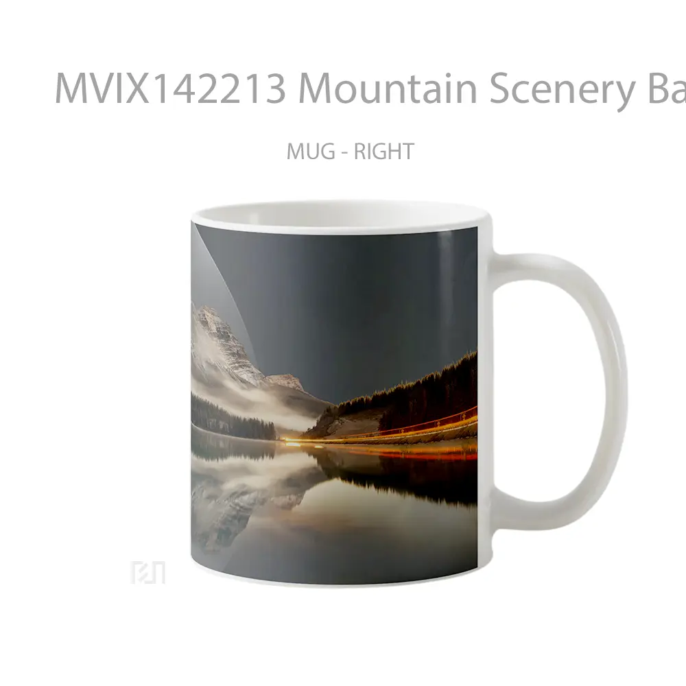 Mug Mountain Scenery Backgrround Huawei Mate Gelas Pemandangan Alam - All-side / Desain